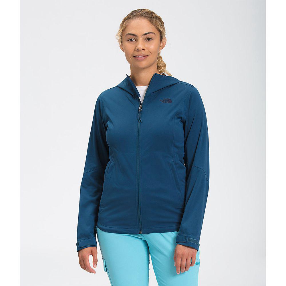The North Face Allproof Stretch Γυναικεια Αδιάβροχο Μπουφάν - Μπλε (ZJDX35160)